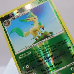 Pokemon TCG - Leafeon 45/111 Rising Rivals Uncommon Rev Holo WOTC 1999 - LP - Image 1