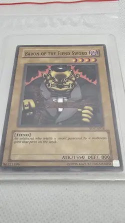 Baron of the Fiend Sword SDY-A036 Starter Deck: Yugi-Unlimited Ed - Yugioh Card - Image 1