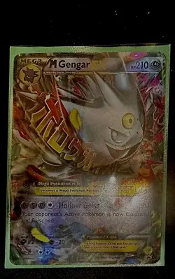 Pokemon Card Mega Gengar EX XY166 Black Star Promo Ultra Rare - Image 2