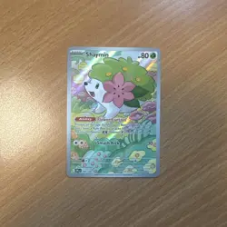 Pokemon TCG Destined Rivals Shaymin Card 185/182 Near Mint NM Condition - Image 1