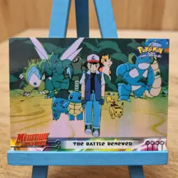 Topps Pokemon Mewtwo Strikes Back The Battle Renewed No.32 Blue Back Card - Image 1