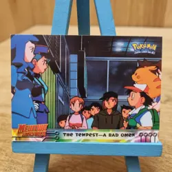 Topps Pokemon Mewtwo Strikes Back The Tempest - A Bad Omen No.15 Black Back Card - Image 1