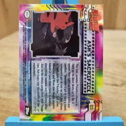 Topps Pokemon Mewtwo Strikes Back Ash's Sacrifice No.36 Black Back Card - Image 3