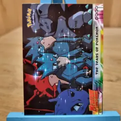 Topps Pokemon Mewtwo Strikes Back The Tears Of Pokemon No.37 Blue Back Card - Image 2