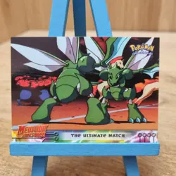 Topps Pokemon Mewtwo Strikes Back The Ultimate Match No.34 Black Back Card - Image 1