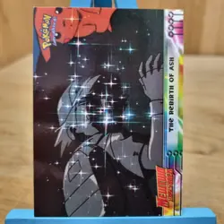 Topps Pokemon Mewtwo Strikes Back The Rebirth Of Ash No.38 Blue Back Card - Image 2