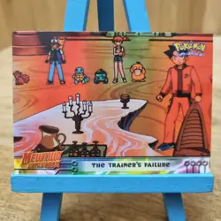 Topps Pokemon Mewtwo Strikes Back The Trainers Failure No.22 Black Back Card - Image 1