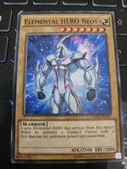 SDHS-EN007 ELEMENTAL HERO NEOS COMMON Unlimited EDITION YuGiOh CARD - Image 1