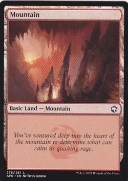 4 CARD ADVENTURES IN THE FORGOTTEN REALMS..MOUNTAIN..MTG..NRMT NP..BASIC LAND - Image 3