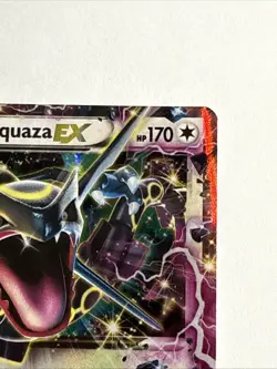 Rayquaza EX XY69 Ultra Rare Black Star Promo Pokemon Card LP - Image 3