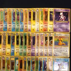 Pokemon Japanese Vintage Holo Lot 100 Card Old Back Mewtwo Blastoise LP-HP - Image 3