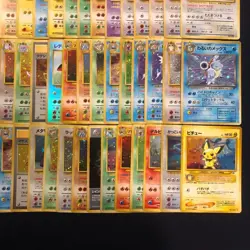 Pokemon Japanese Vintage Holo Lot 100 Card Old Back Mewtwo Blastoise LP-HP - Image 5