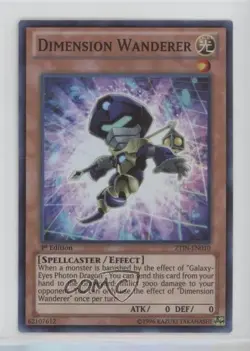 Dimension Wanderer 1st Ed. YuGiOh Zexal Collection Tin #ZTIN-EN010 gl9 - Image 1