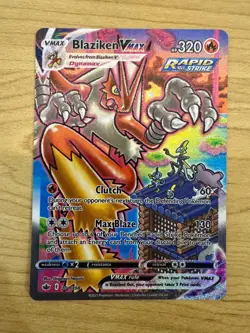 [NM] Pokemon Card Blaziken VMAX 201/198 Alt Art Chilling Reign PERFECT CONDITION - Image 1
