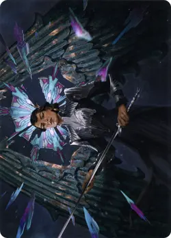 🧙Sanctuary Warden 8/81 Art Series SNC Streets Of New Capenna MTG - Image 1