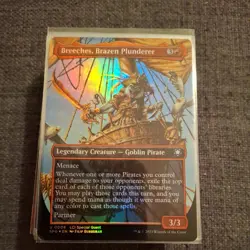 Breeches, Brazen Plunderer (Borderless) #6 (Foil) NM Special Guests Magic MTG - Image 1