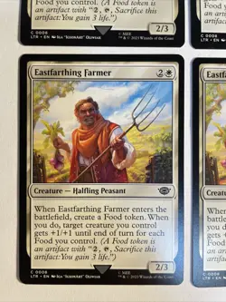 4x Mtg Lord Of The Rings Eastfarthing Farmer NM Magic The Gathering - Image 2