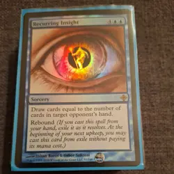 1x Recurring Insight - Foil Moderate Play MTG Magic - Image 1