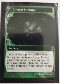 MTG Future Sight - Ancient Stirrings - Mystery Booster 2 [Good Condition] - Image 1