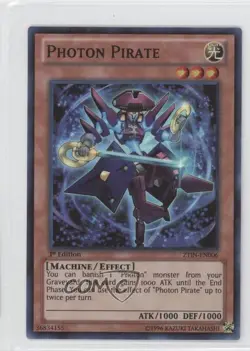 Photon Pirate 1st Ed. YuGiOh Zexal Collection Tin #ZTIN-EN006 0e1 - Image 1