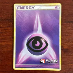 Psychic Energy Crosshatch Holo 2010 Play! Promo Pokemon Card - Image 1
