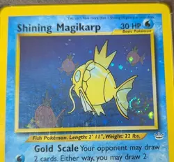 PSA 5 Shining Magikarp Holo #66 2001 Pokemon Neo Revelation (Secret Rare/SWIRL) - Image 2