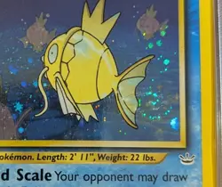 PSA 5 Shining Magikarp Holo #66 2001 Pokemon Neo Revelation (Secret Rare/SWIRL) - Image 3