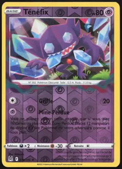 Carte Pokemon Tenefix 070/196 Reverse Origine Perdue Francais - Image 1