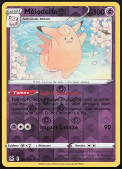 Carte Pokemon Melodelfe 063/196 Reverse Origine Perdue Francais - Image 1
