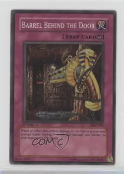 Barrel Behind the Door 1st Ed. YuGiOh Pharaonic Guardian #PGD-095 2003 h3a - Image 1