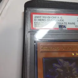 PSA 10 2007 D Hero Diamond Dude EOJ-AE003 1st ED Ultimate Rare YuGiOh English - Image 2