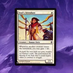 Soul's Attendant Human Cleric SLD Secret Lair 20 Ways To Win Commander MTG Magic - Image 1