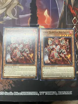 Yugioh 2x Super Quantum Red Layer OP10-EN016 Common - Image 1