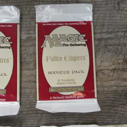 LOT OF 4 Magic The Gathering MTG Fallen Empires Sealed Boosters 1994 Unsearched - Image 5