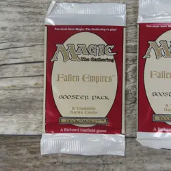LOT OF 4 Magic The Gathering MTG Fallen Empires Sealed Boosters 1994 Unsearched - Image 2