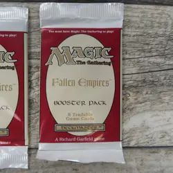 LOT OF 4 Magic The Gathering MTG Fallen Empires Sealed Boosters 1994 Unsearched - Image 3