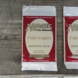 LOT OF 4 Magic The Gathering MTG Fallen Empires Sealed Boosters 1994 Unsearched - Image 4