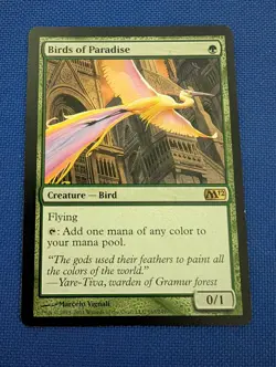 Birds of Paradise, M12, Magic the Gathering, MTG - Image 1