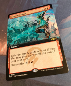 Zenith Festival (Extended Art) - Commander Tarkir Dragonstorm - NM - MTG - Image 3