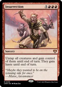 Insurrection (Near Mint) (Commander Masters) | MTG - Image 1