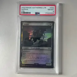 Magic the Gathering LoTR #332 Nazgul Foil PSA8 - Image 1
