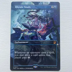 Rhystic Study Enchanting Tales Anime MTG Magic The Gathering Cards - Image 1