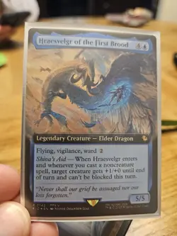 Hraesvelgr Of The First Brood FOIL (extended) Magic The Gathering Final Fantasy - Image 2
