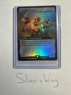 Chocobo Knights Extended Art Foil x1, Magic the Gathering, Final Fantasy, NM - Image 1