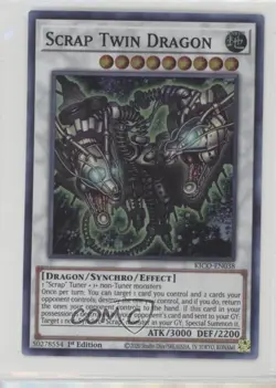 Scrap Twin Dragon (SR) 1st Ed. YuGiOh King's Court #KICO-EN038 0b3 - Image 1