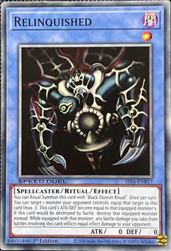 Relinquished - SS04-ENB17 - Speed Duel Common - 1st Edition YuGiOh TCG Card - Image 1
