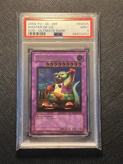 PSA 9 - MASTER OF OZ - SOD-EN035 - UNLIMITED ED - ULTIMATE RARE - 2004 - YuGiOh - Image 1