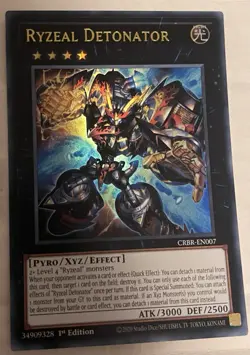 CRBR-EN007 - Ryzeal Detonator - Ultra Rare - 1st Edition - YuGiOh - Image 1