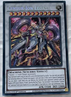 YUGIOH Secret Rare Centur-Ion Legatia MP24-EN145 1st Edition - Image 1
