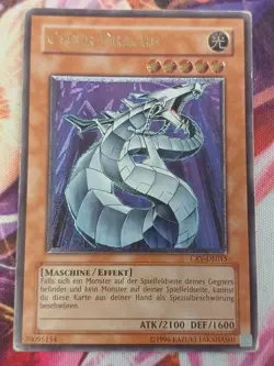 Cyber Dragon CRV-EN015 Ultimate Rare German VG YUGIOH - Image 1